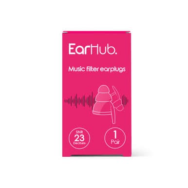 EarHub Music Filter Earplugs With Keychain Case - Image 3
