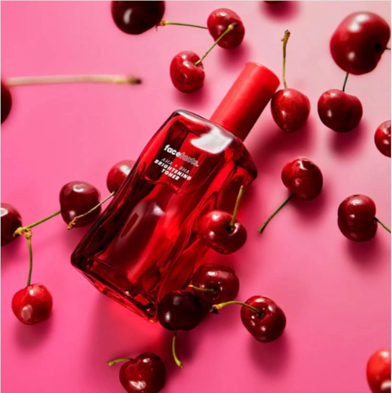 Face Facts Cherry Bliss - AHA & BHA Brightening Toner 140ml - Image 3