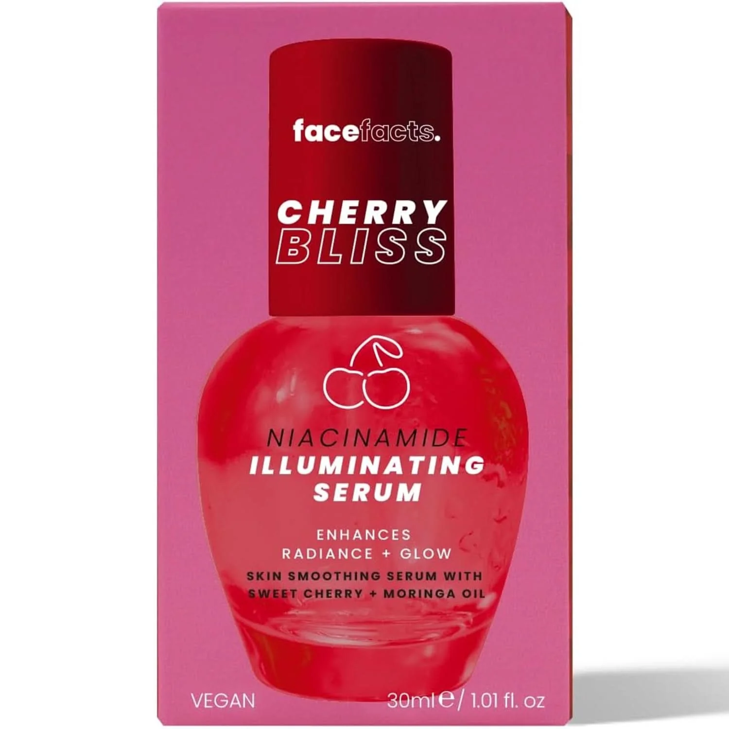 Face Facts Cherry Bliss - Niacinamide Illuminating Serum 30ml - Image 2
