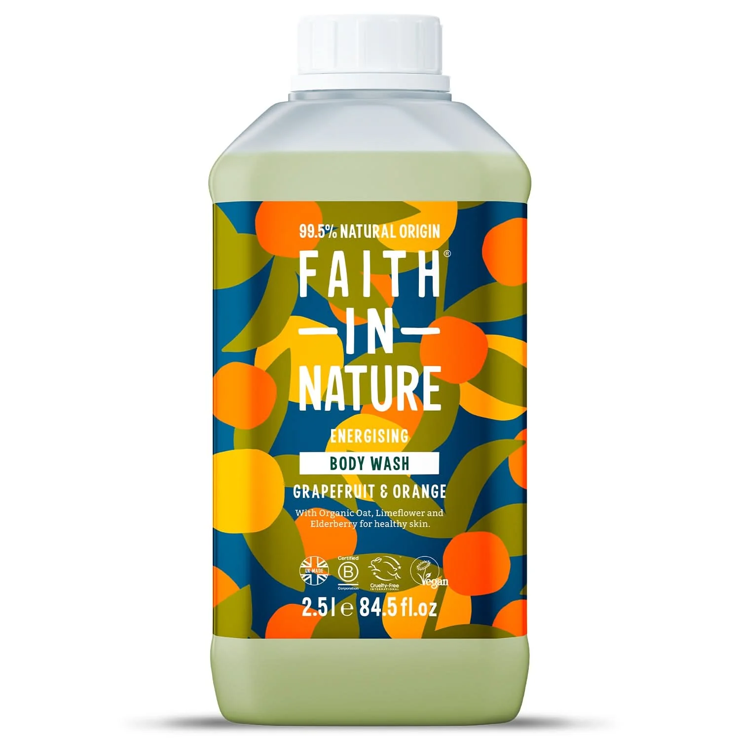 Faith In Nature Body Wash Grapefruit & Orange 2.5L