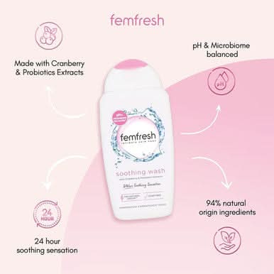 Femfresh Soothing Wash 250ml - Image 2