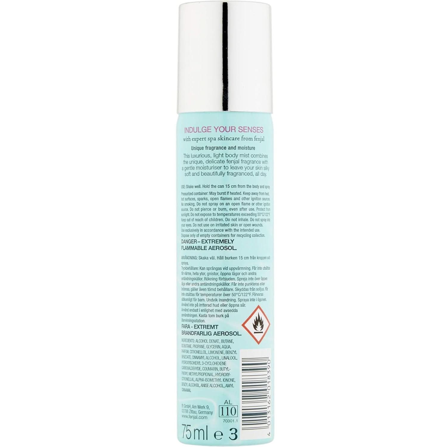 Fenjal Classic Body Spray 75ml - Image 3