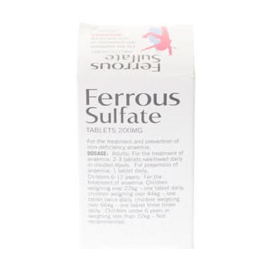 Ferrous Sulphate 200mg 60 Tablets - Image 2