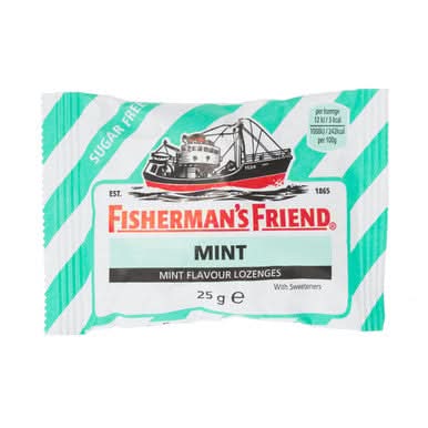 Fishermans Friend Mint Sugar Free Lozenges 25g