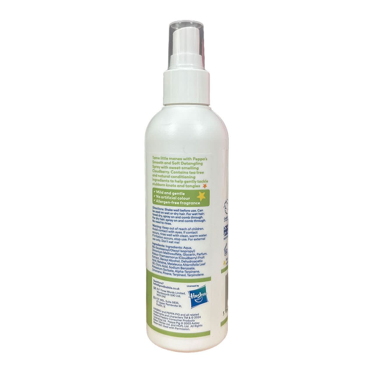 Good Bubble Peppa Pig Detangler Spray Cloudberry 200ml - Image 2