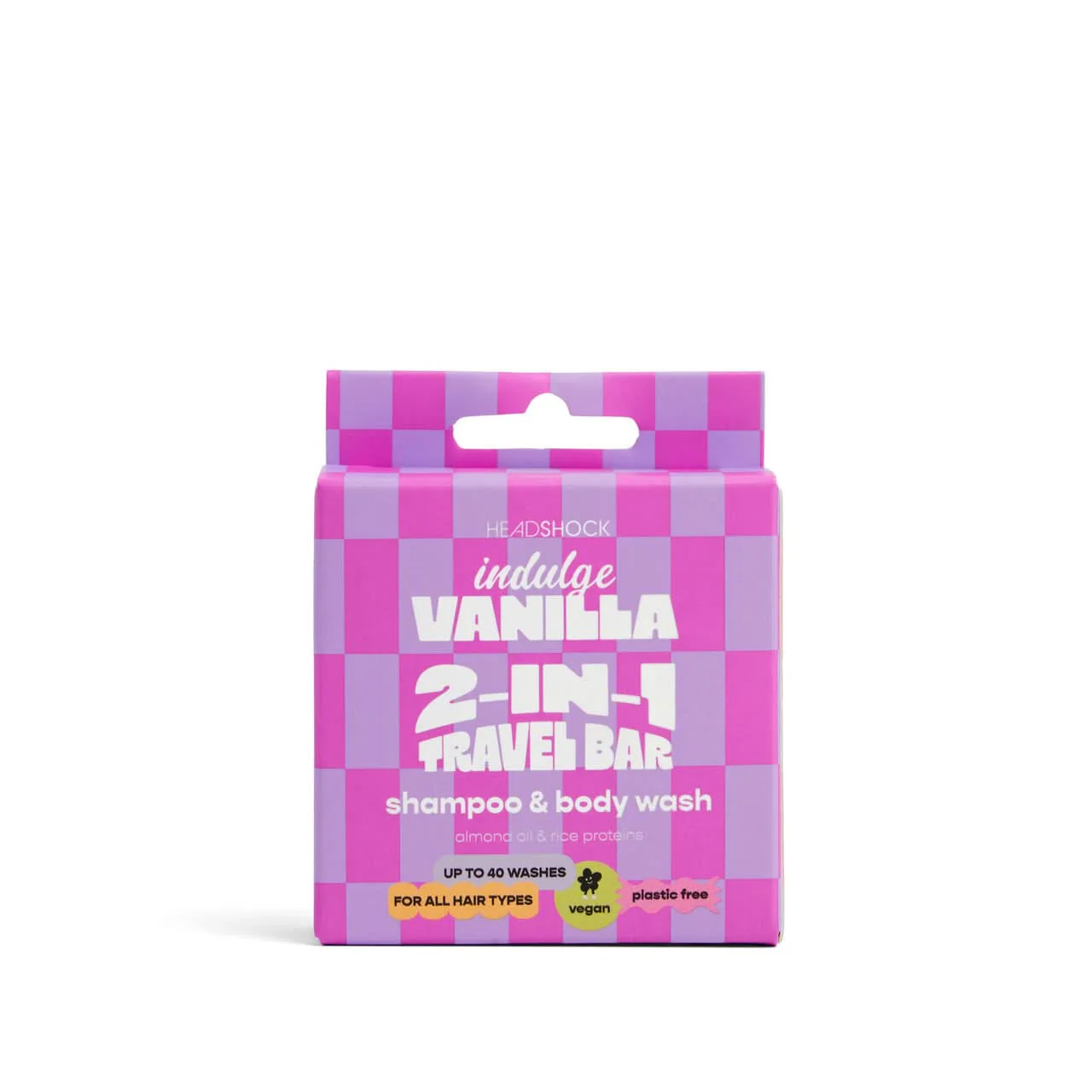 Headshock 2in1 Travel Bar Vanilla 60g