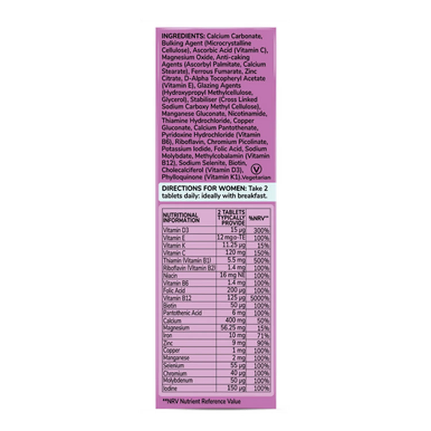 Health & Her Multivitamin Support After Menopause for Women 55+ 60 Capsules - Image 3