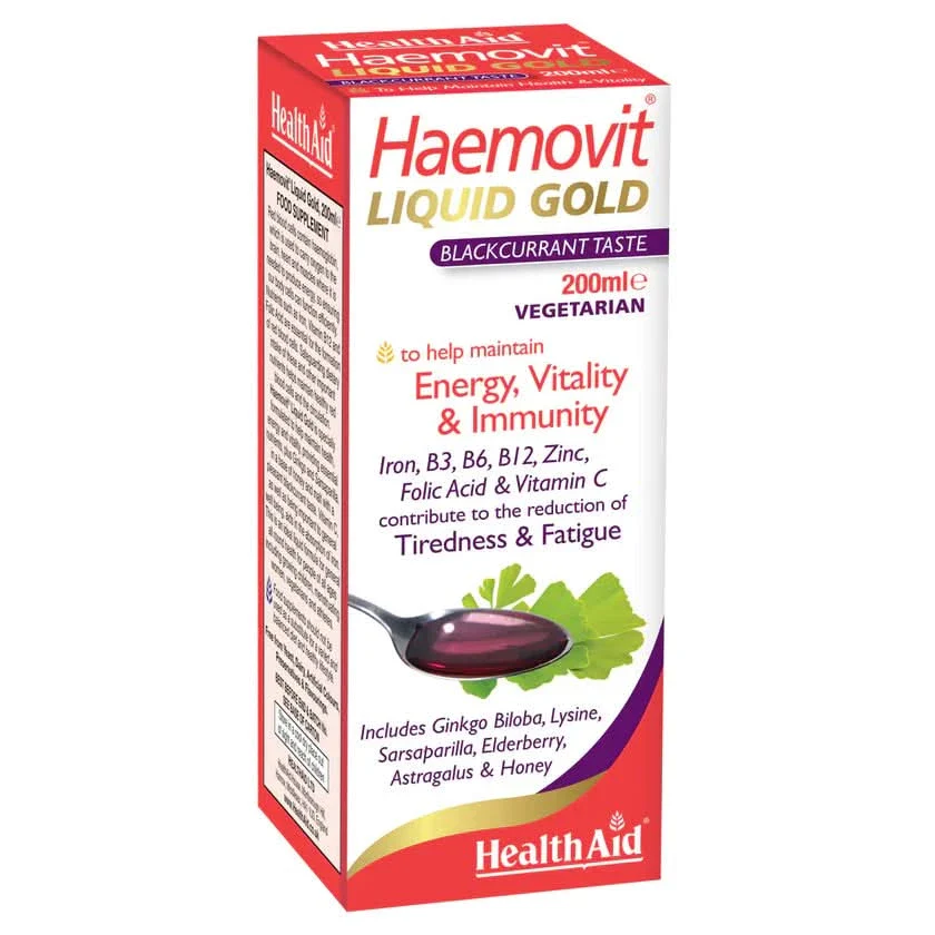 HealthAid Haemovit Liquid Gold Tonic 200ml