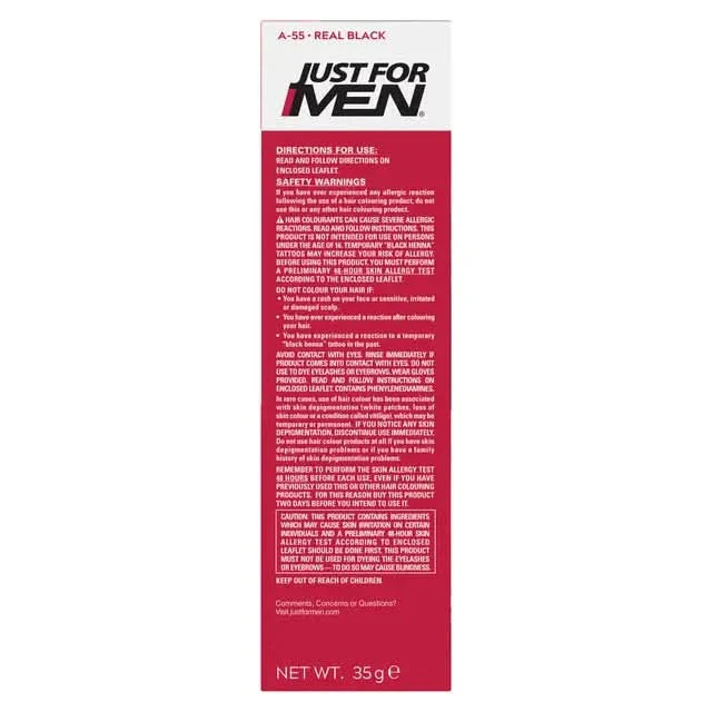 Just For Men Ultra Hair Dye Real Black A-55 - Image 2