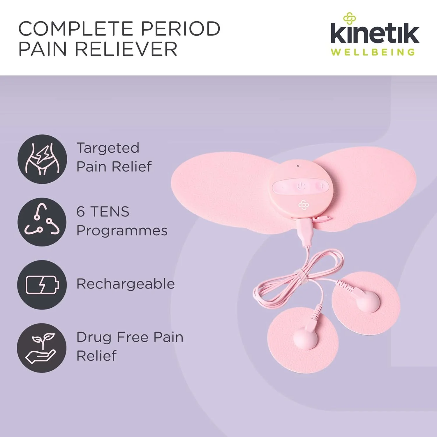 Kinetik Wellbeing Complete Period Pain Reliever - Image 2