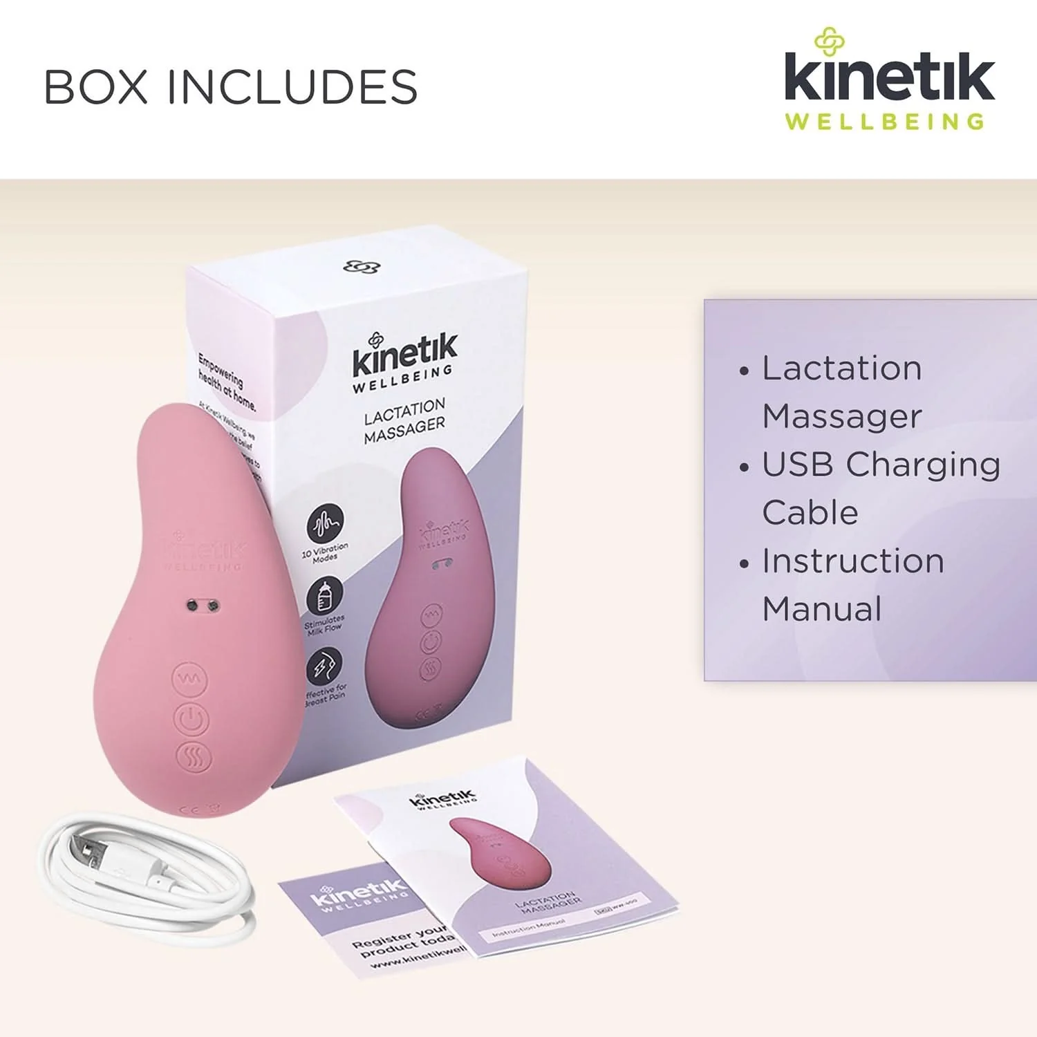 Kinetik Wellbeing Lactation Massager - Image 7
