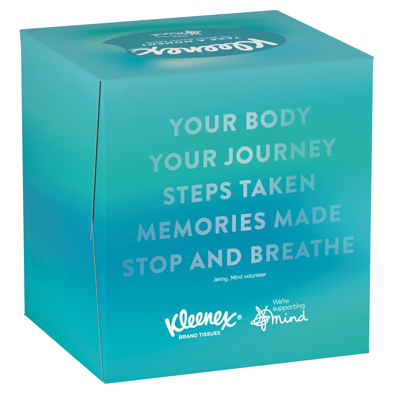 Kleenex Supporting Mind Single Cube Box 48 Tissues