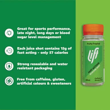 Lift Glucojuice Shot Tropical 60ml - Image 3