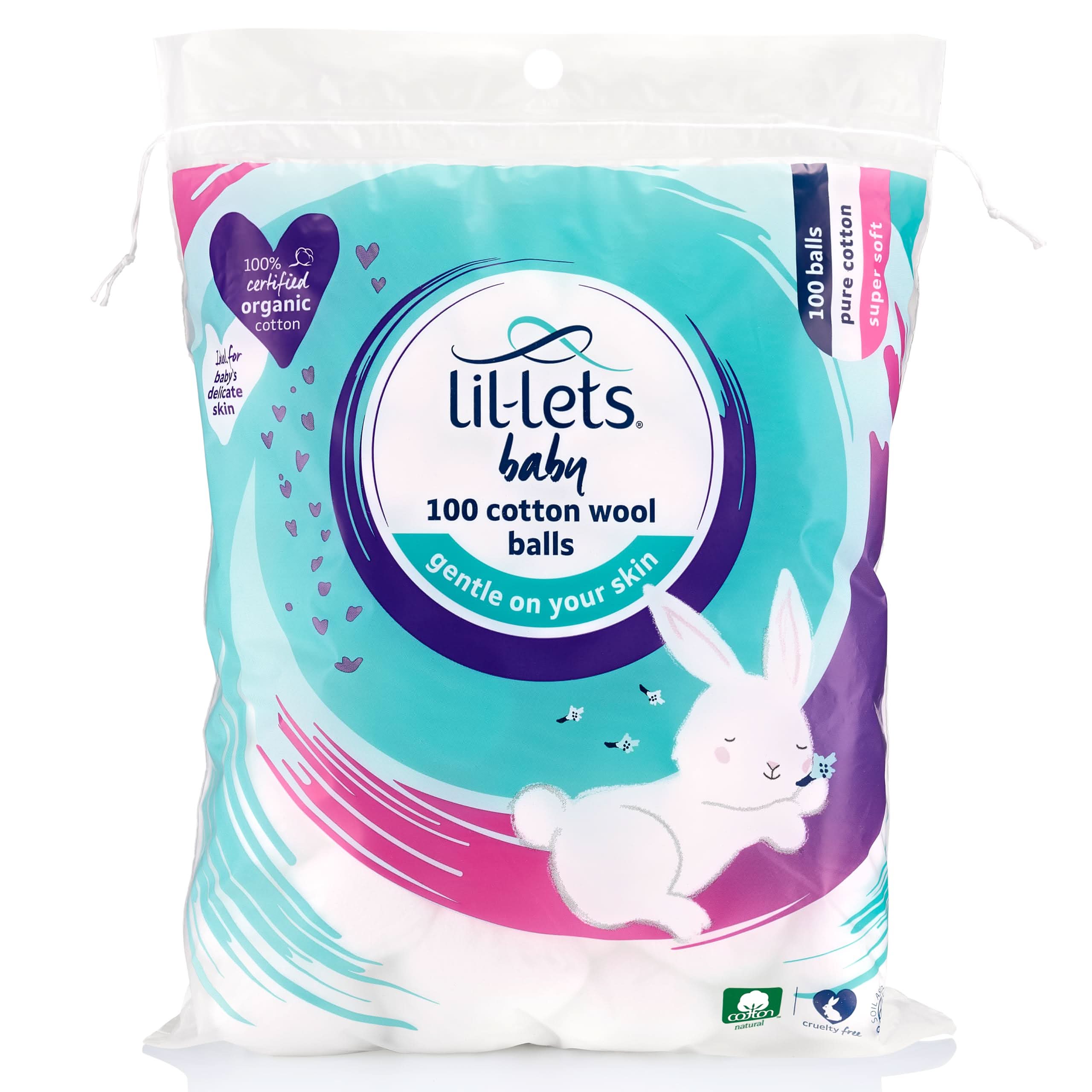 Lil-lets Baby Cotton Balls 100s