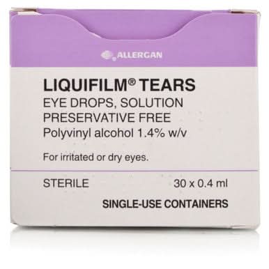 Liquifilm Tears Eye Drops Solution 30 x 0.4ml