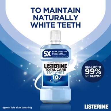 Listerine Stay White Mouthwash Arctic Mint 500ml - Image 4