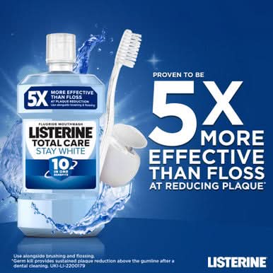Listerine Stay White Mouthwash Arctic Mint 500ml - Image 7