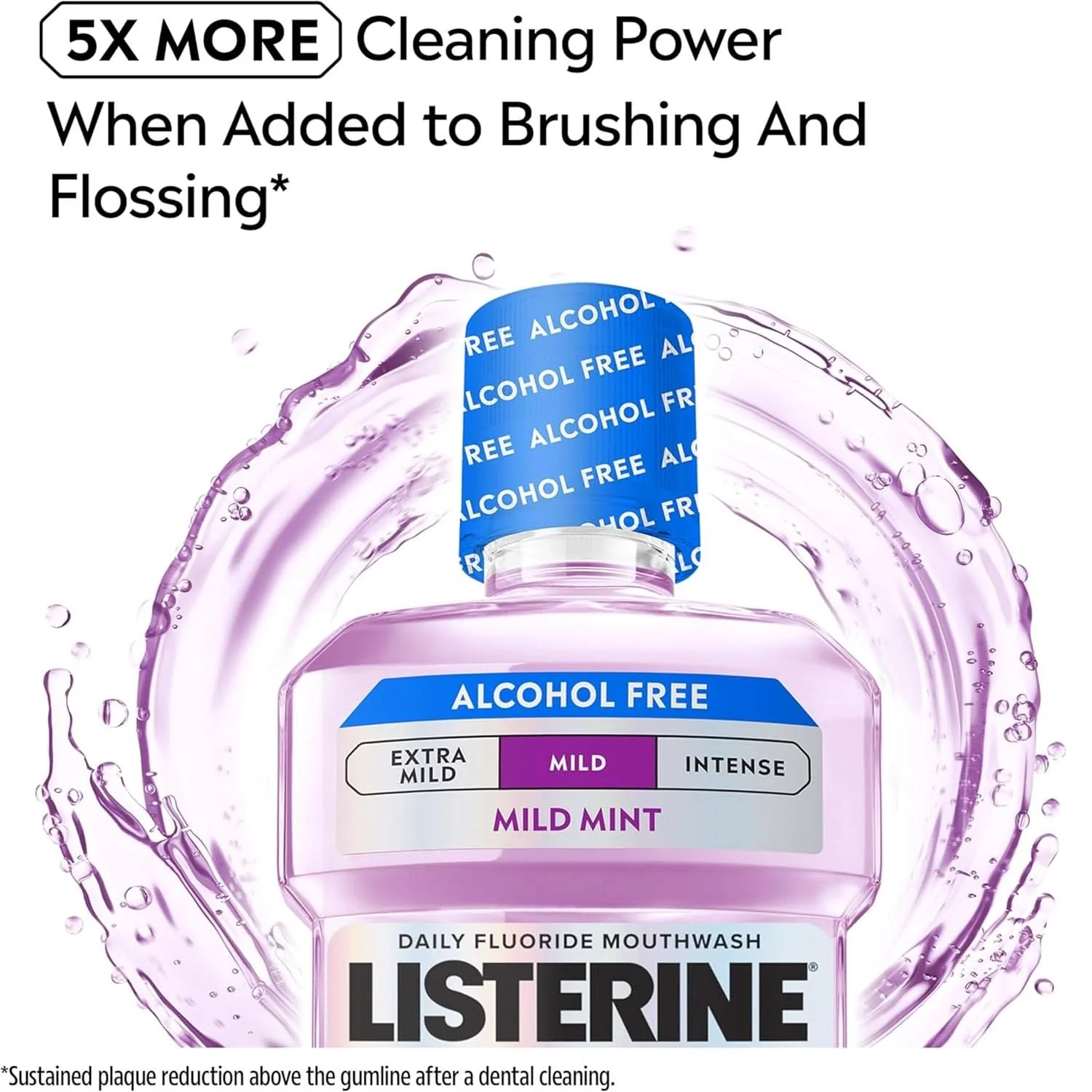 Listerine Total Care Mouthwash Clean Mint 80ml - Image 3