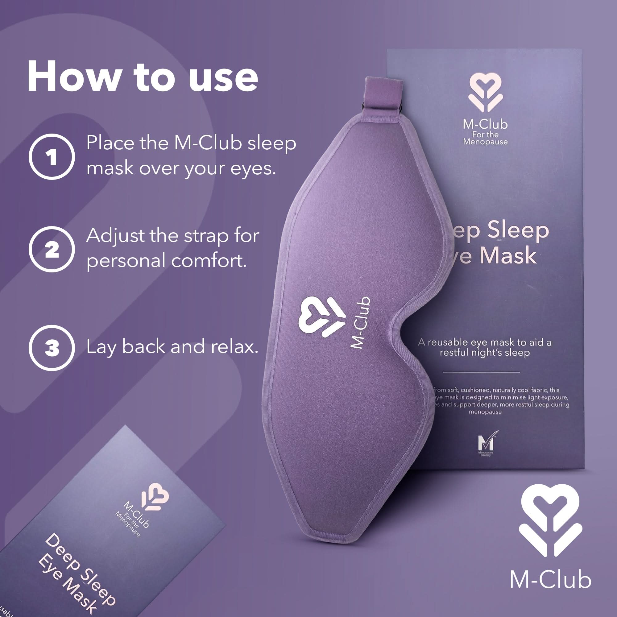 M-Club Deep Sleep Eye Mask - Image 3