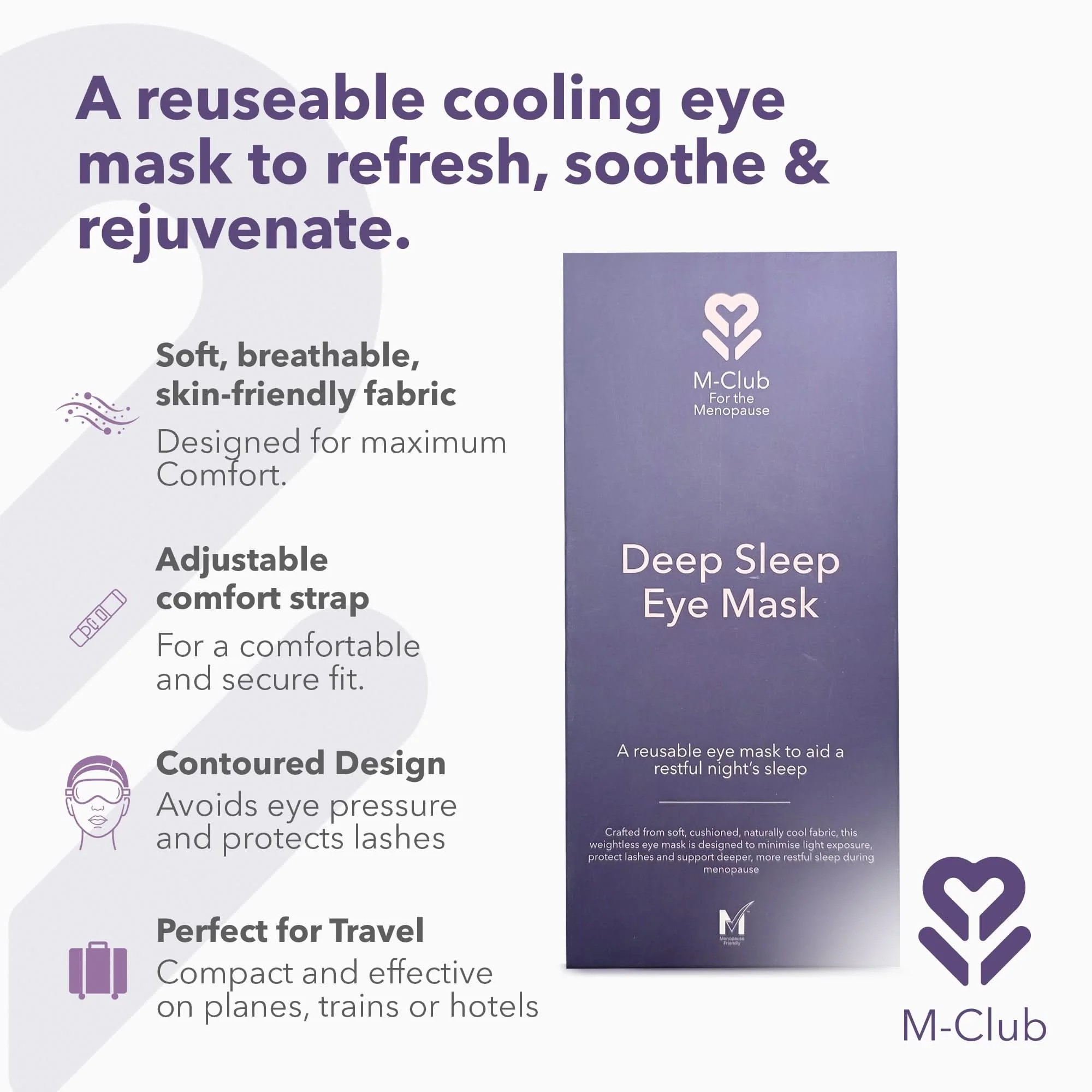 M-Club Deep Sleep Eye Mask - Image 4