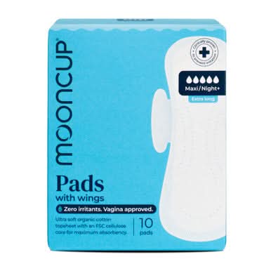 Mooncup Pads with Wings Maxi / Night+ 10 Pads