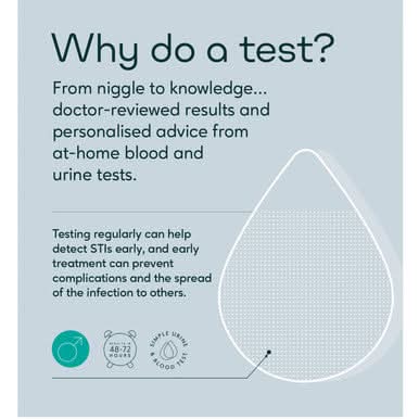 MyHealthChecked Male Sexual Health Blood & Urine Sample Collection Kit - Image 4