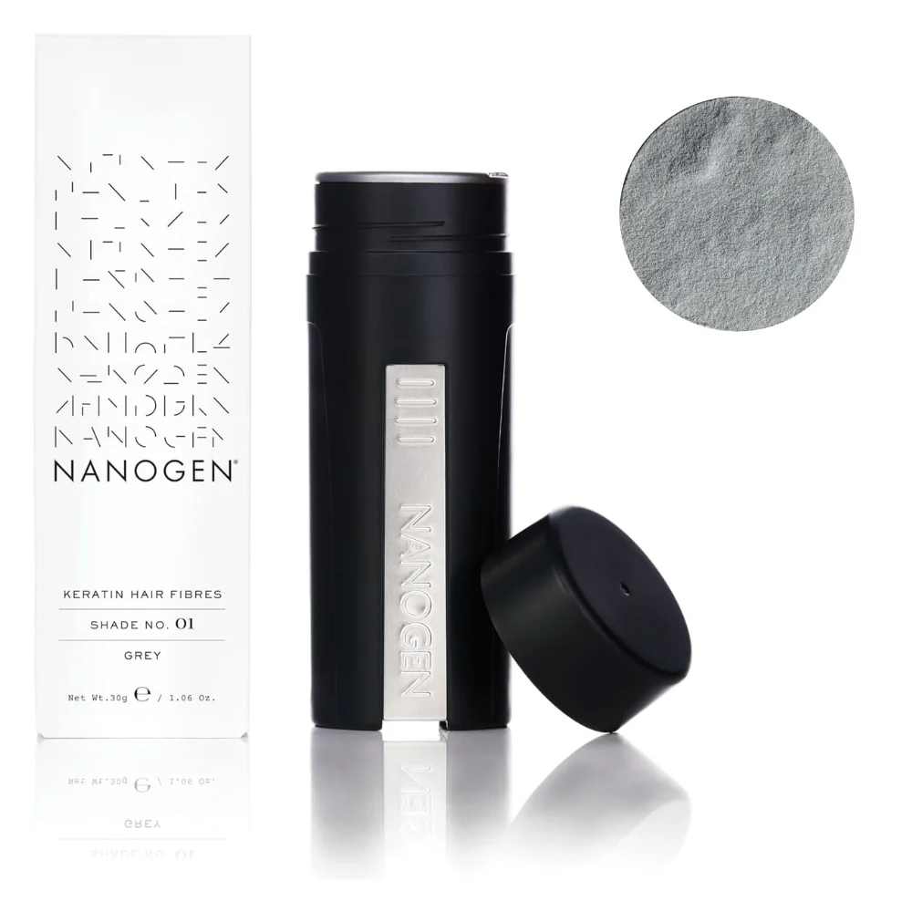 Nanogen Hair Thickening Fibres Grey 30g