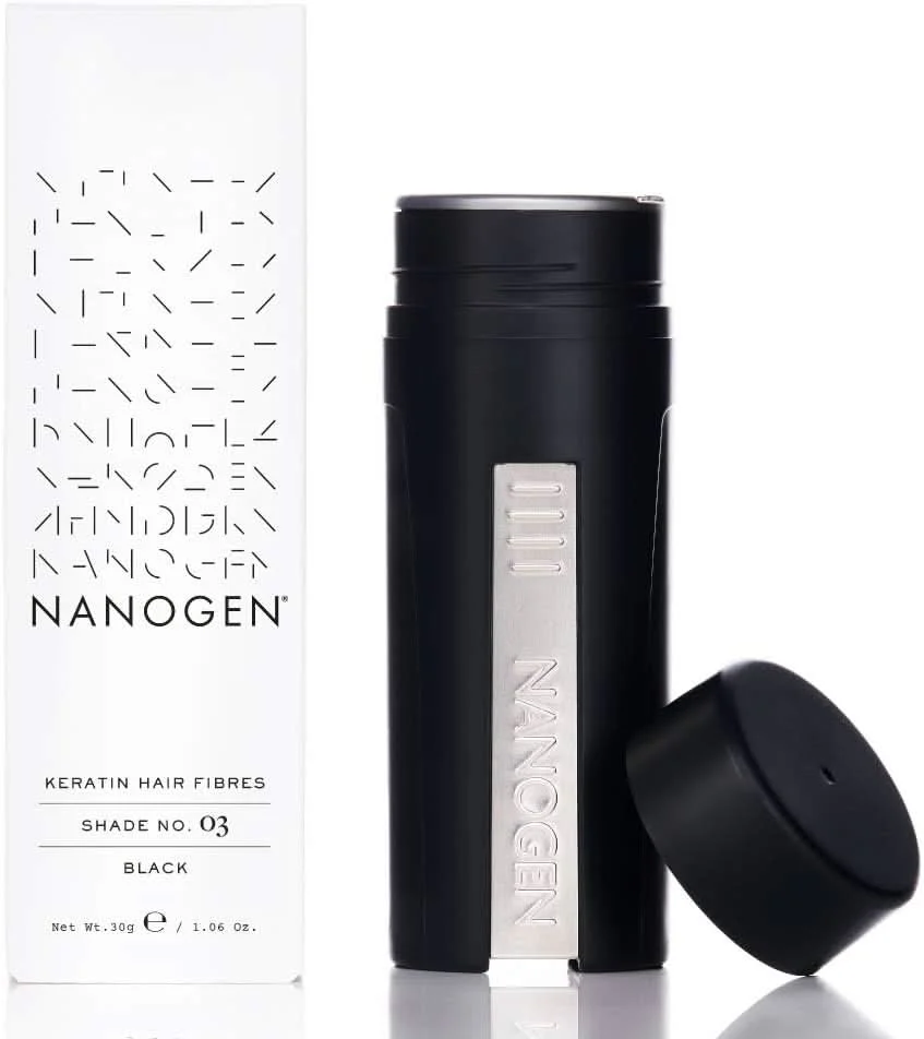 Nanogen Thickening Keratin Hair Fibres Black 30g