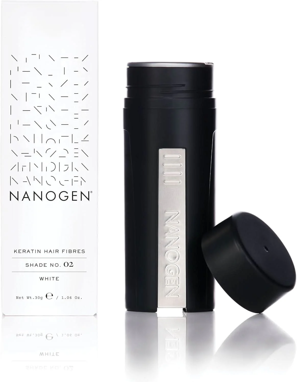 Nanogen Thickening Keratin Hair Fibres White 30g