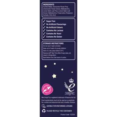Natures Aid Mini Drops Bed Time (Chamomile & Lemon Balm) 50ml - Image 4