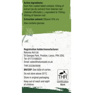 Natures Aid SleepEezy 150mg 60 Tablets - Image 4