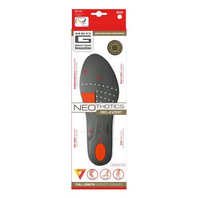 Neo G NeoThotics Pro-Expert Full Length Orthotic Insoles - Small