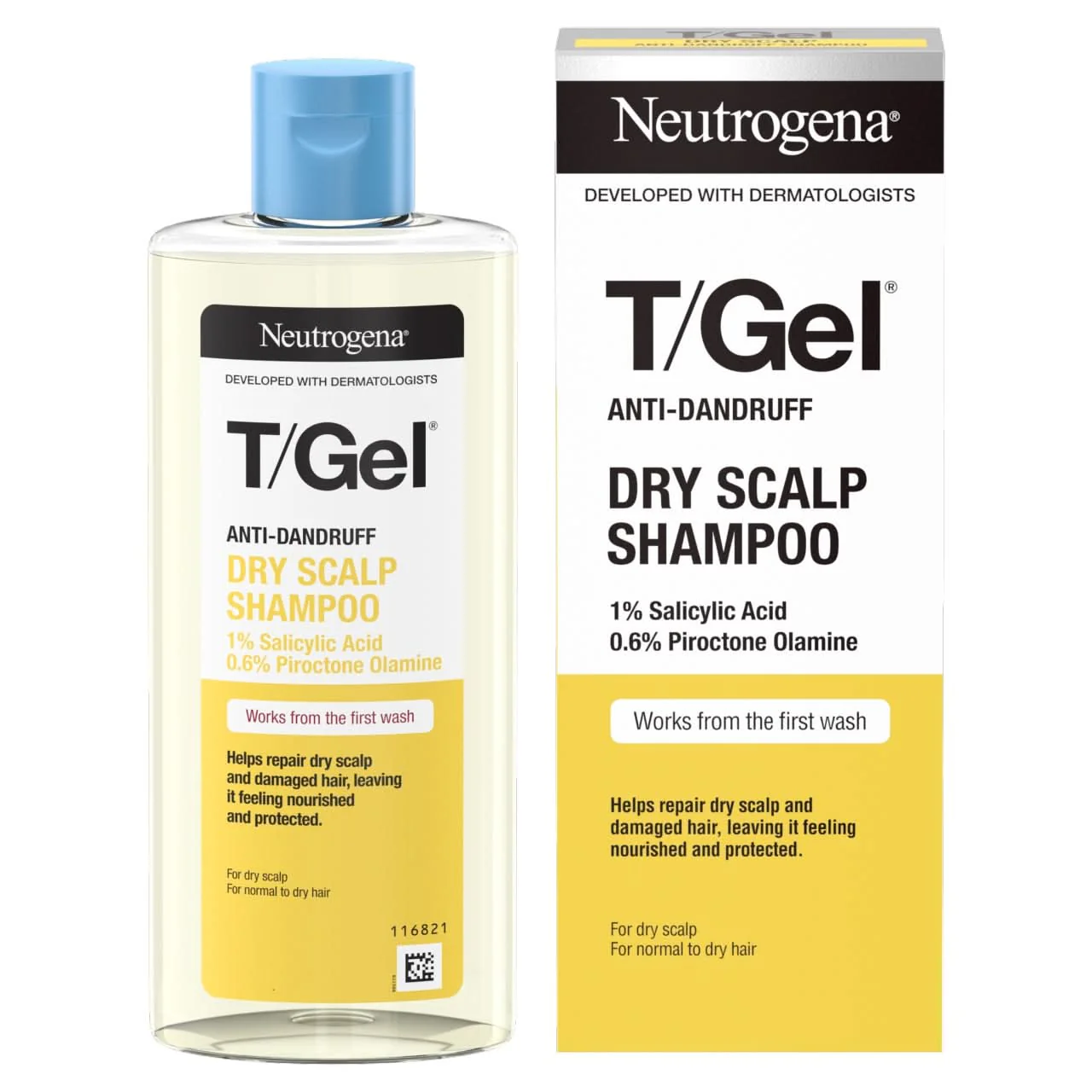 Neutrogena T/Gel Dry Hair Anti-Dandruff Shampoo 250ml