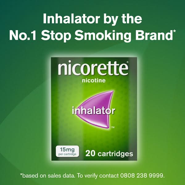 Nicorette Inhalator 15mg 4 Cartridges - Image 20