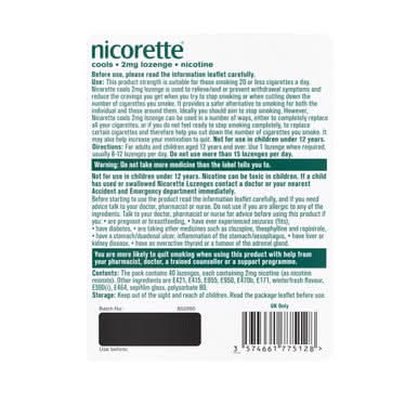 Nicorette Mint Lozenge 2mg 40 Pack - Image 2