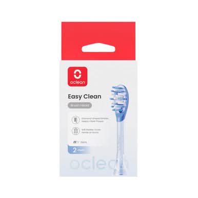 Oclean Easy Clean Brush Head 2 Pack Blue