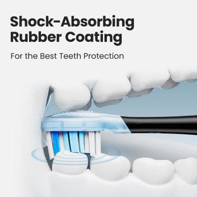 Oclean Ultra Clean Brush Head 6 Pack White - Image 3