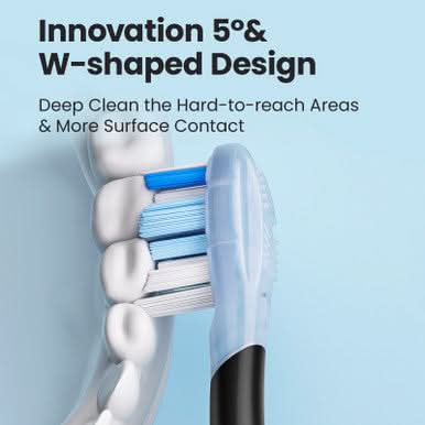 Oclean Ultra Clean Brush Head 6 Pack White - Image 4