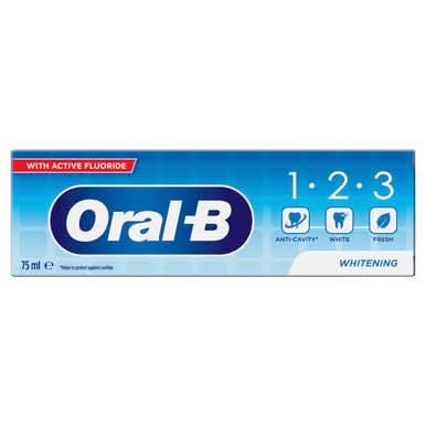Oral-B 123 Whitening Toothpaste 75ml
