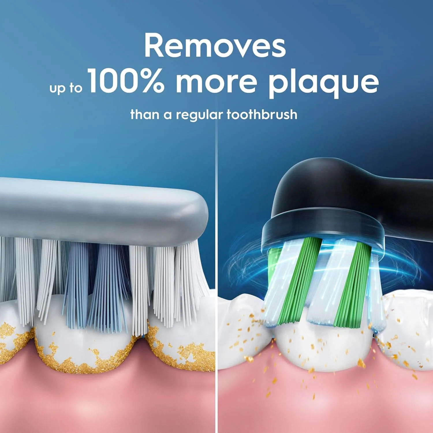 Oral-B Vitality PRO Black & Lilac Electric Toothbrush Duo - Image 3