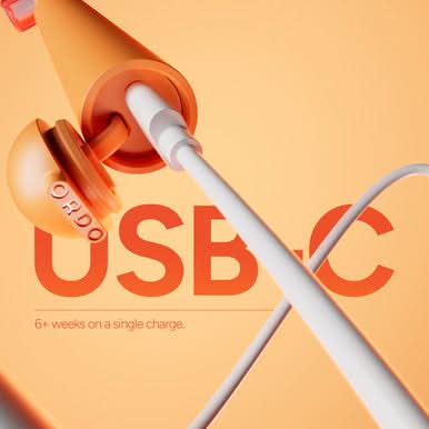 Ordo Sonic Edge Electric Toothbrush Orange - Image 9