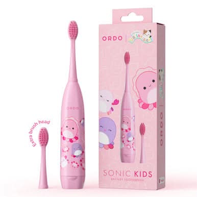 Ordo Sonic Kids Battery Toothbrush - Squishmallows Auggie