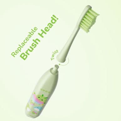 Ordo Sonic Kids Battery Toothbrush - Squishmallows Rutabaga - Image 3