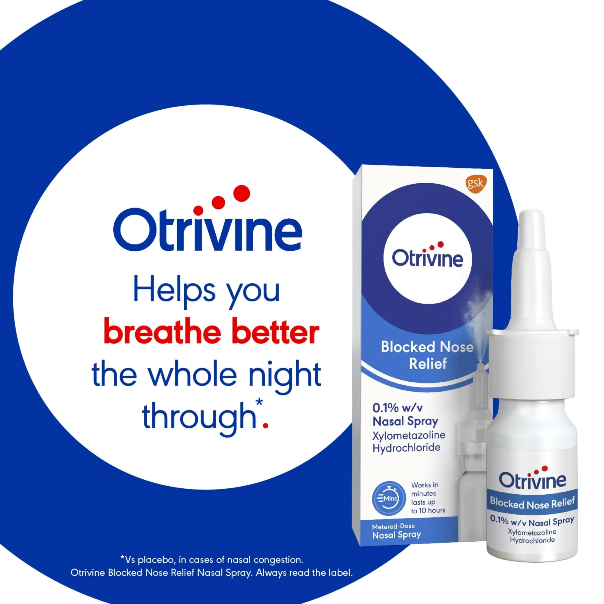 Otrivine Adult Metered Dose Nasal Spray 10ml - Image 4