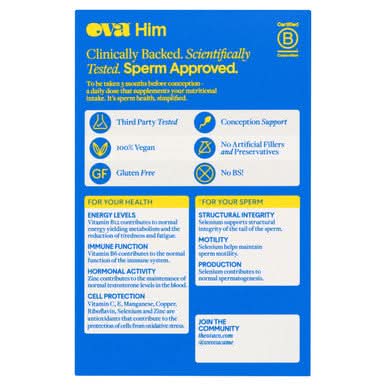 OVA Him Advanced Sperm Support 56 Capsules - Image 2