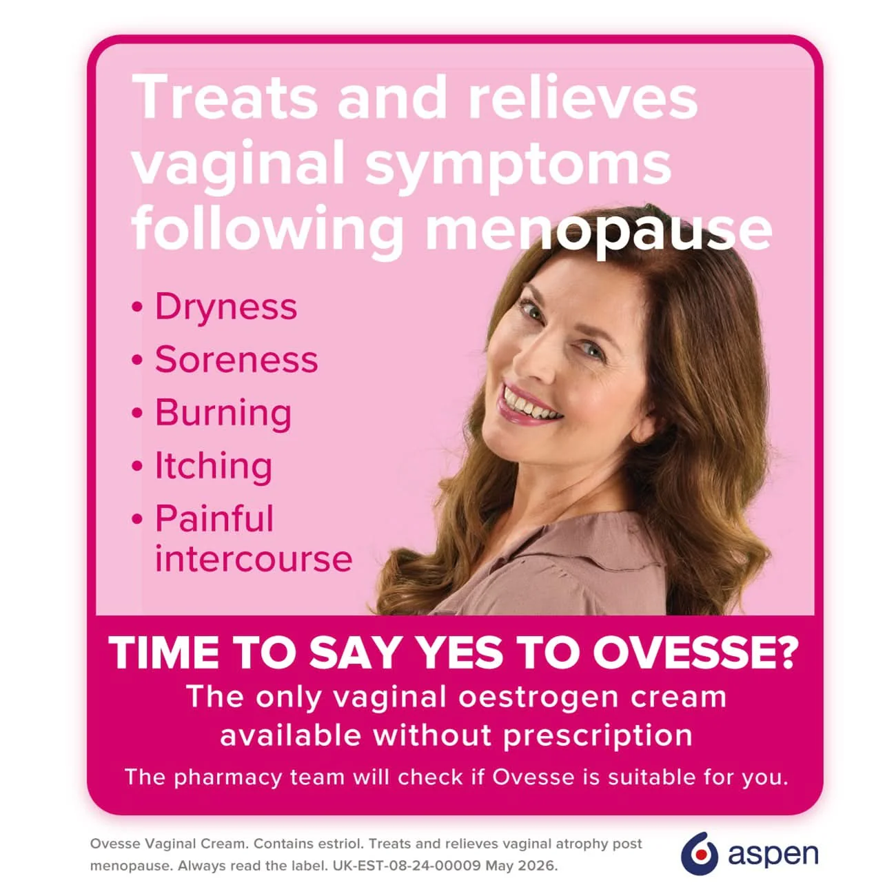 Ovesse 1mg/g Vaginal Cream - 15g Tube + Applicator - Image 2