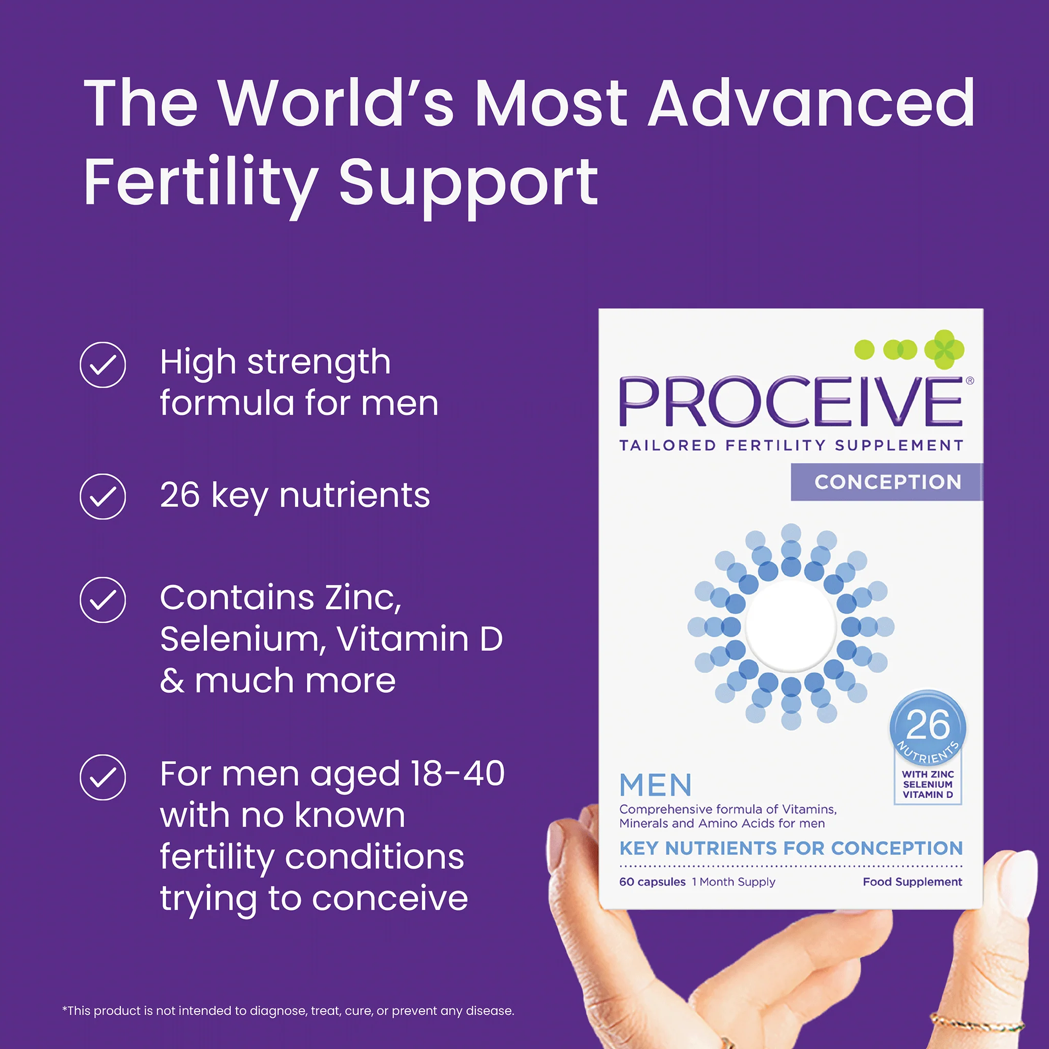 Proceive Men  60 Capsules - Image 2