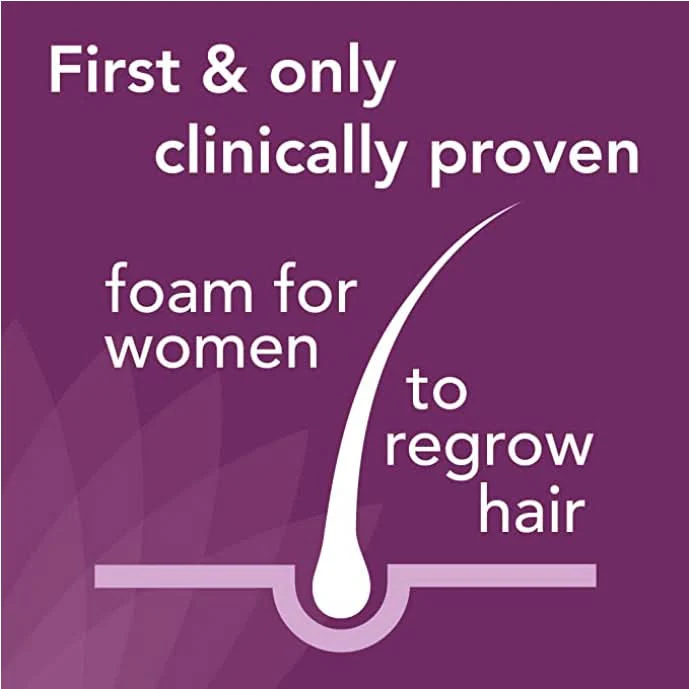 Regaine For Women Once A Day Extra Strength Scalp Foam - 2 Month Supply 1x73ml Bottle - Image 8