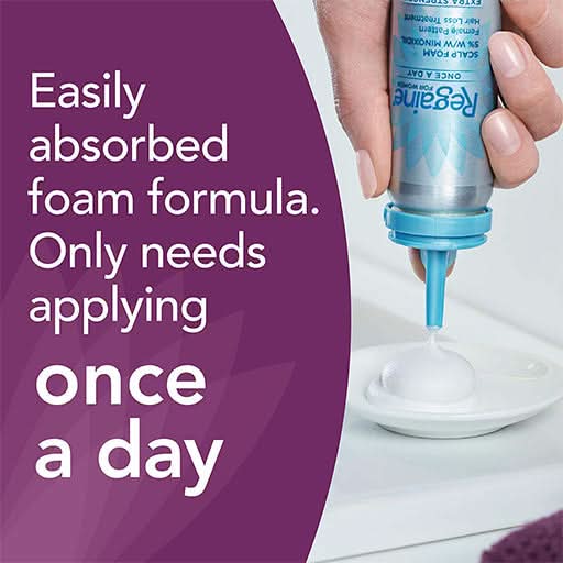 Regaine For Women Once A Day Extra Strength Scalp Foam - 2 Month Supply 1x73ml Bottle - Image 9