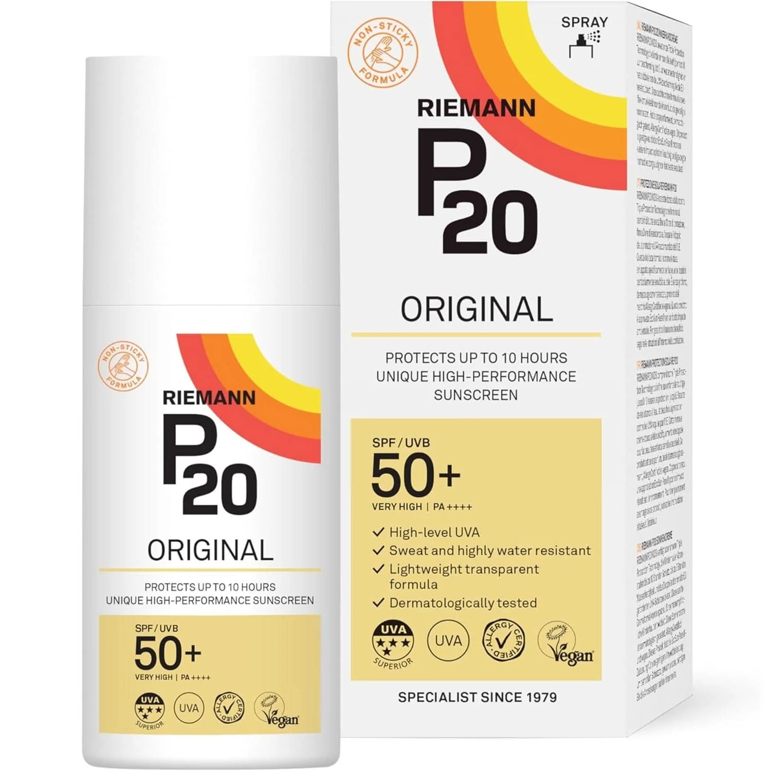 Riemann P20 Original SPF50 Spray